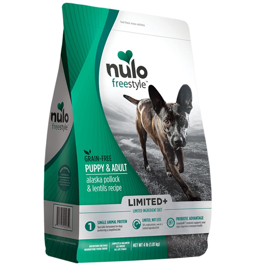 Nulo Freestyle Puppy & Adult Limited Ingredient Pollock & Lentils Dry Dog Food