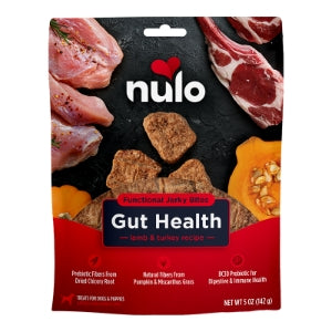 Nulo Functional Grain-Free Gut Health Lamb & Turkey Jerky Dog Treats - 5oz