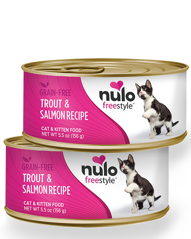 Nulo Freestyle Trout & Salmon Paté Wet Cat Food 5.5oz