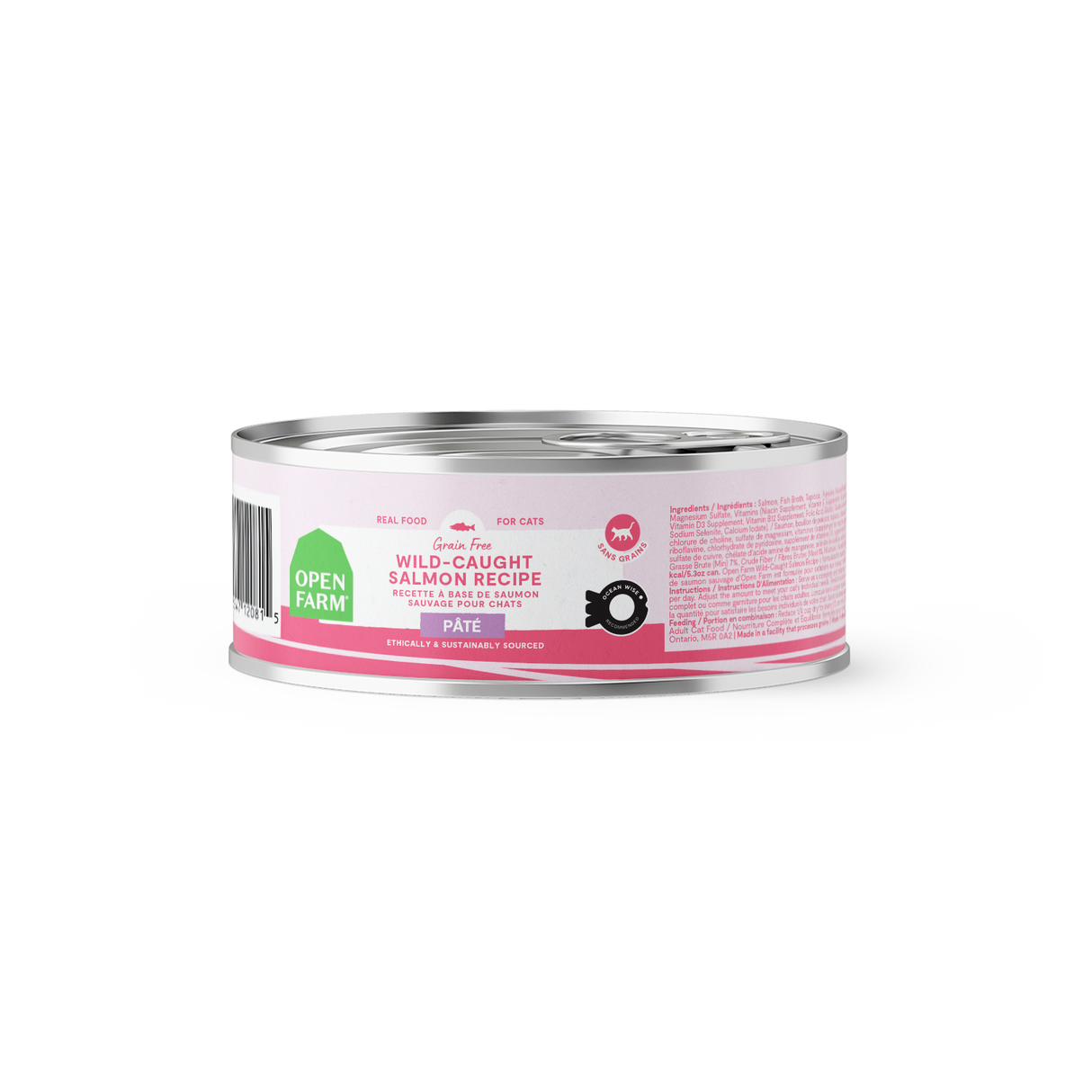 Open Farm Wild-Caught Salmon Pâté for Cats 5.3oz