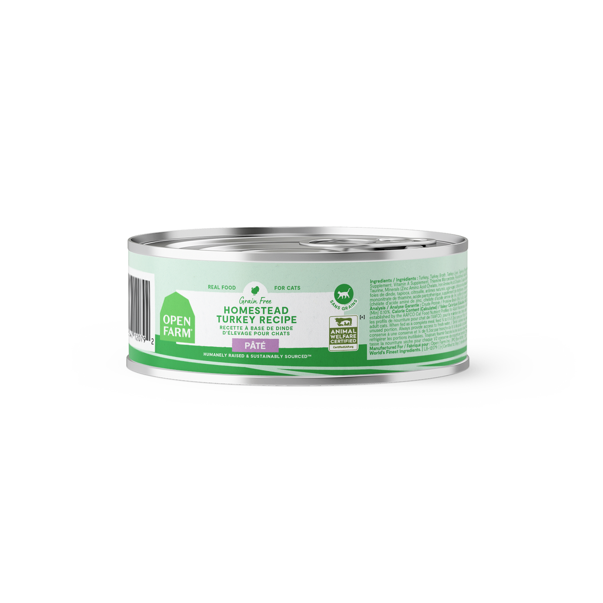 Open Farm Homestead Turkey Pâté for Cats 5.3oz