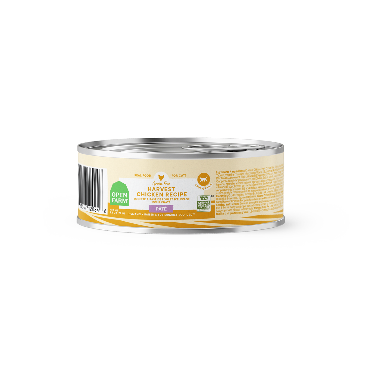 Open Farm Harvest Chicken Pâté for Cats 2.8oz