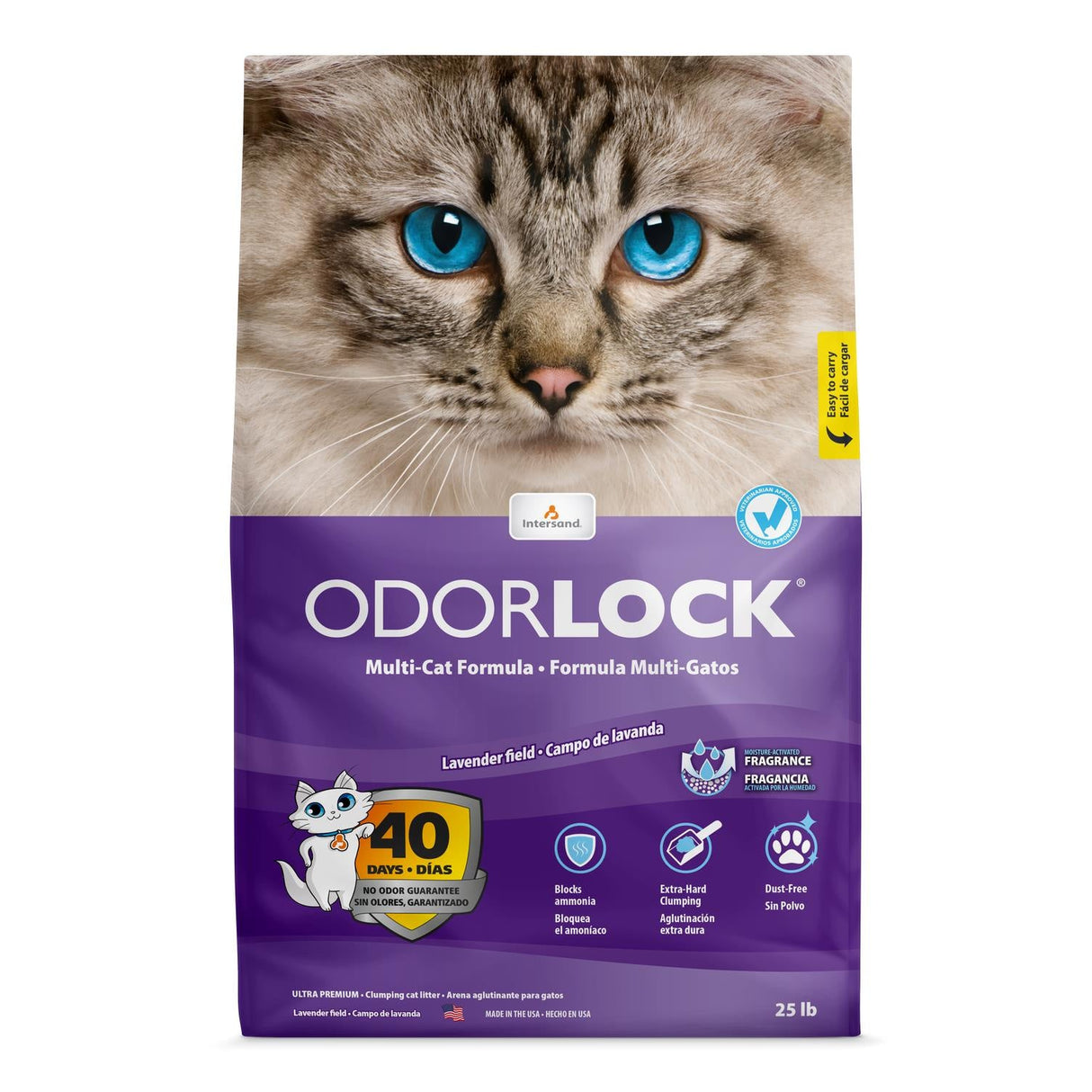 OdorLock Lavender Cat Litter 25lb