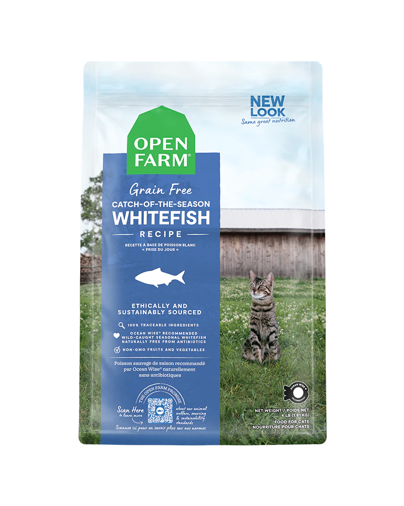 Open Farm Catch-of-the-Season Whitefish Dry Cat Food 8lb