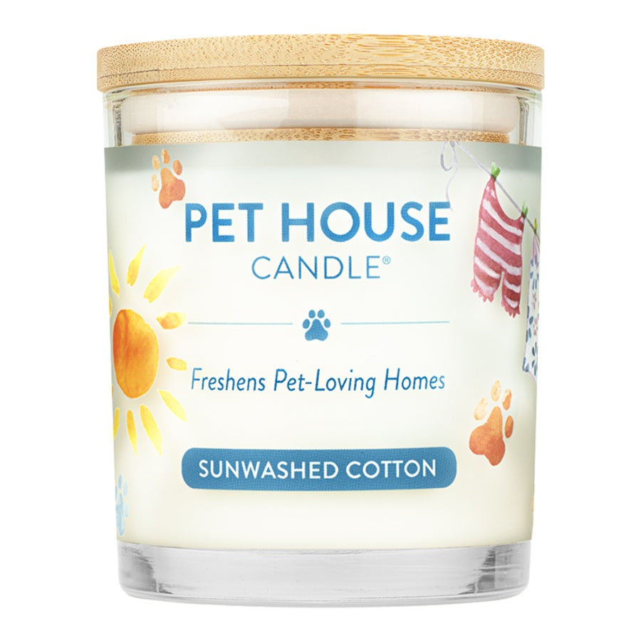 Pet House Candle Sunwashed Cotton