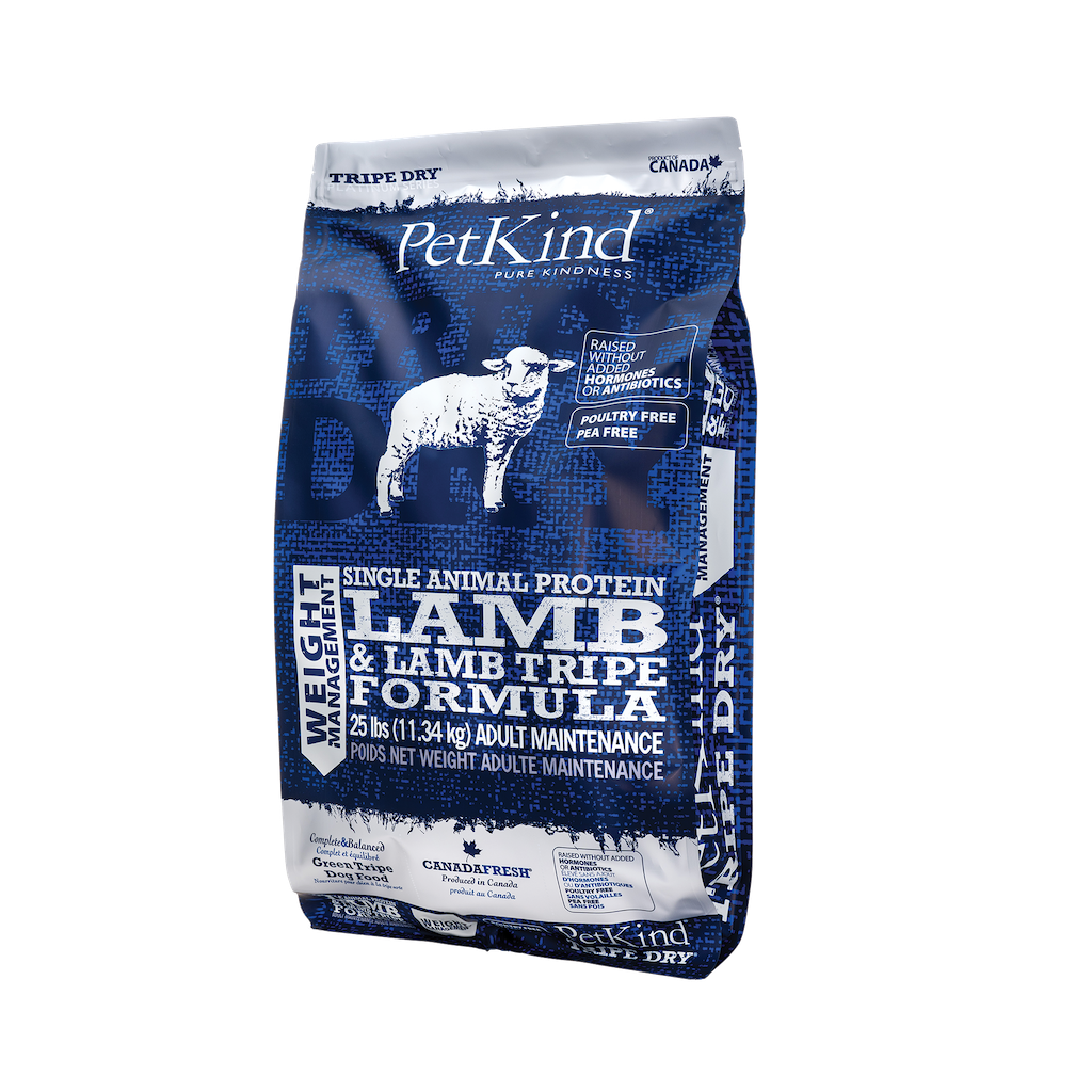 PetKind Tripe Dry Single Protein Lamb Weight Management