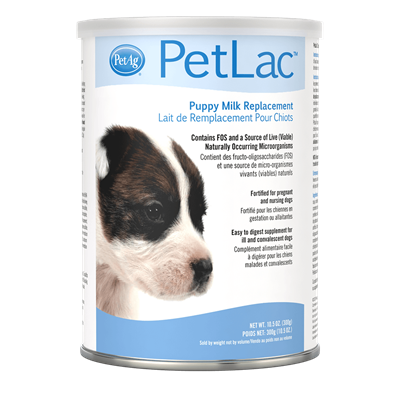 PetAg Petlac Milk Powder for Puppies - Puppy Formula Milk Replacement with Vitamins Minerals and Amino Acids -10.5 oz
