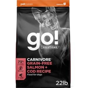 GO! Solutions Carnivore Salmon + Cod Grain-Free Dry Dog Food