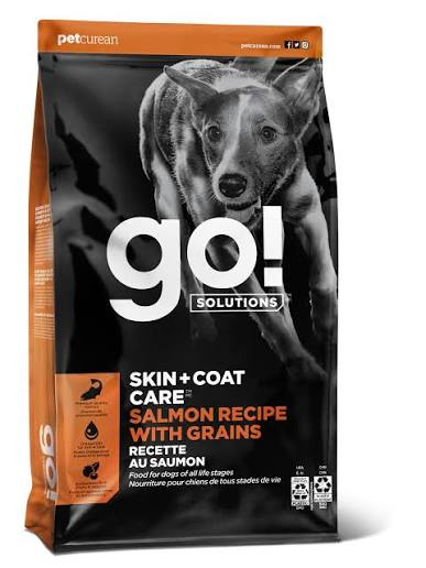 GO! Solutions Skin + Coat Care Salmon with Grains Dry Dog Food