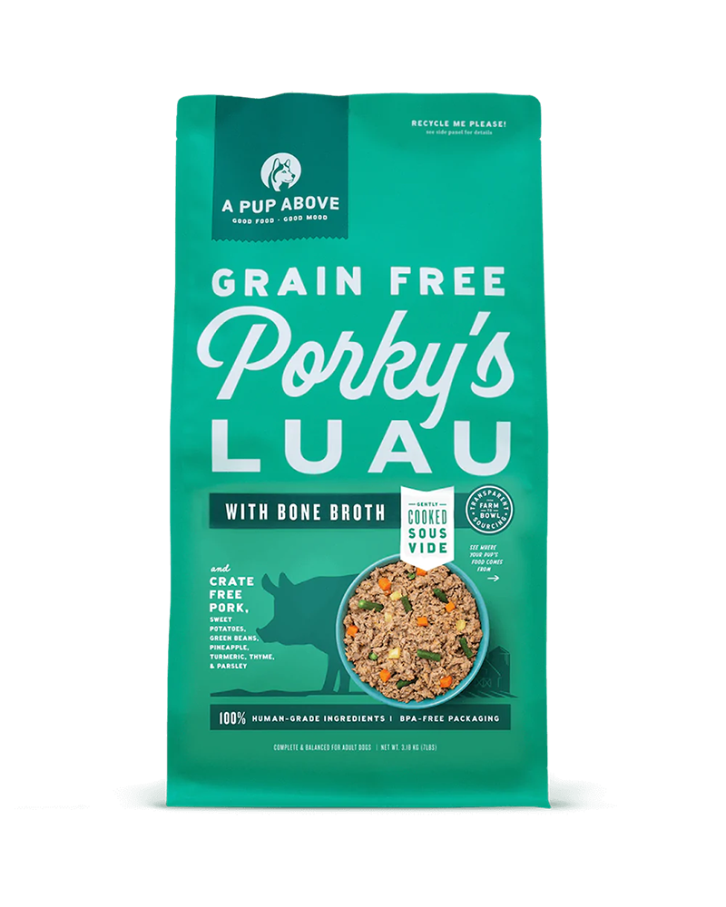 A Pup Above Porky's Luau Gently Cooked Dog Food 3lb