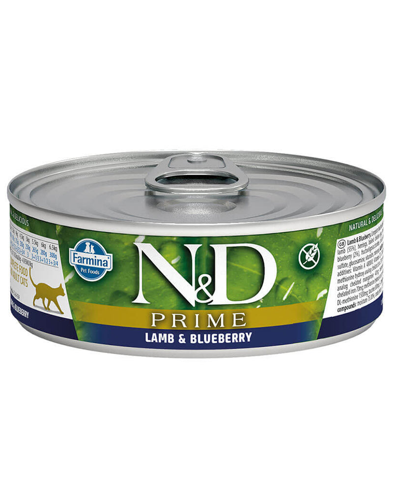 Farmina N&D Prime Lamb & Blueberry Wet Cat Food 2.8oz