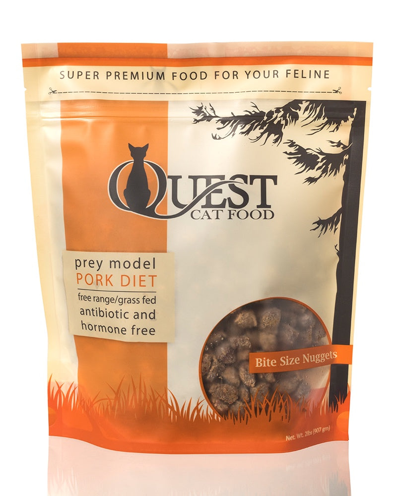 Steve's Quest Frozen Raw Pork Cat Food 2lb