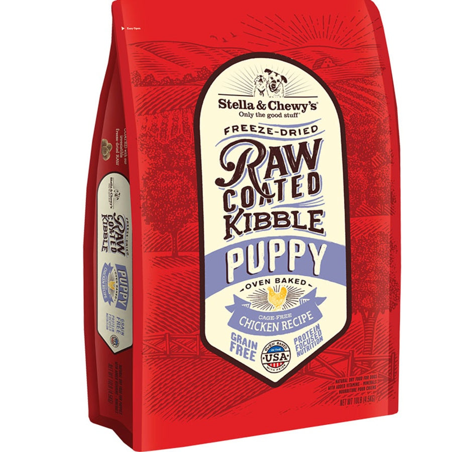 Stella & Chewy's Raw Coated Chicken Kibble Puppy Dry Dog Food