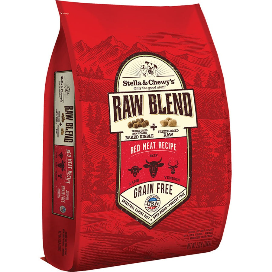 Stella & Chewy's Red Meat Raw Blend Kibble for Dogs