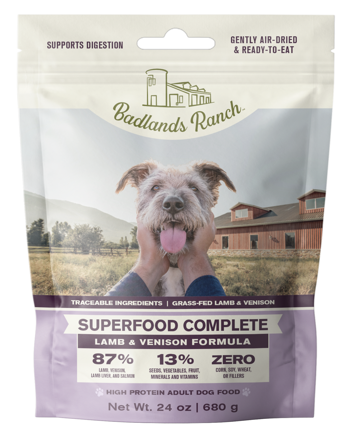 Badlands Ranch Superfood Complete Lamb & Venison 24oz