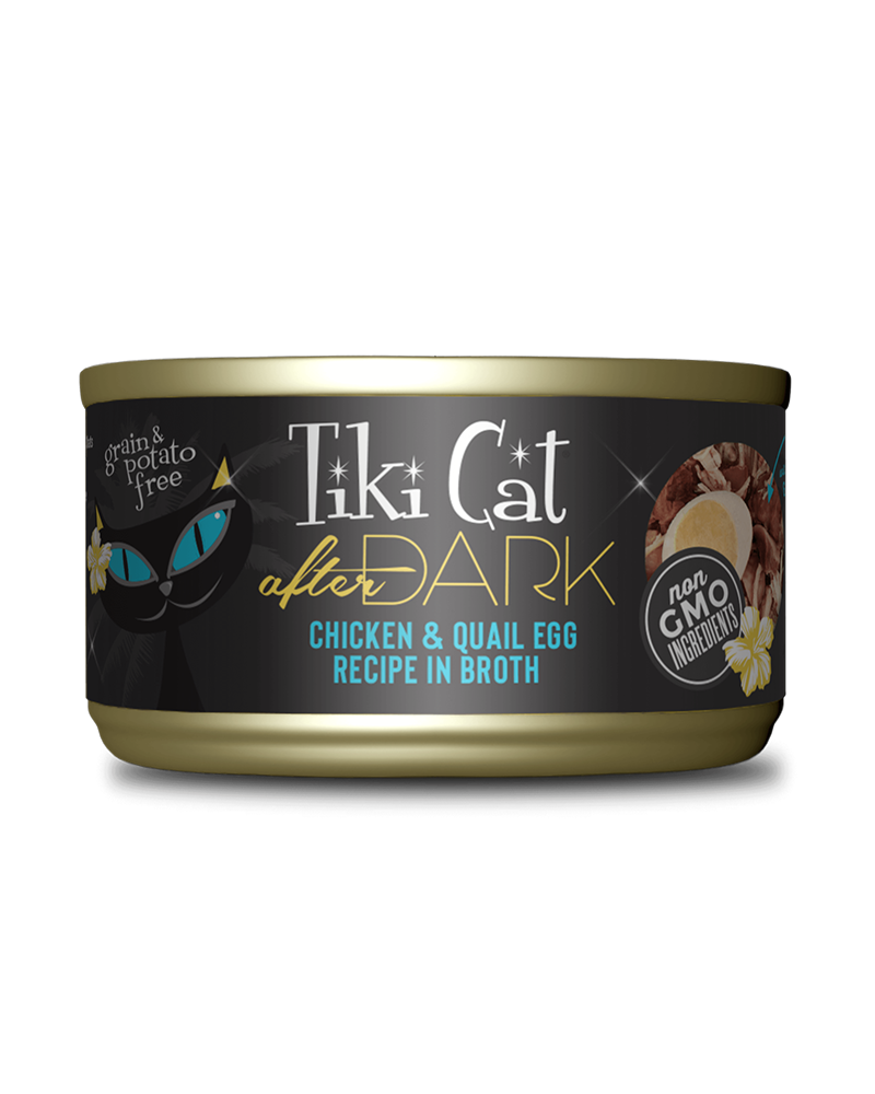 Tiki Cat After Dark Chicken & Quail Egg Wet Food 2.8oz