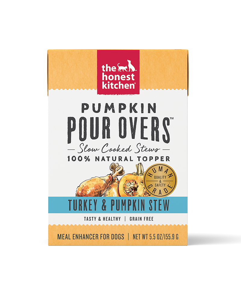 The Honest Kitchen Pumpkin Pour Over - Turkey Stew for Dogs 5.5oz