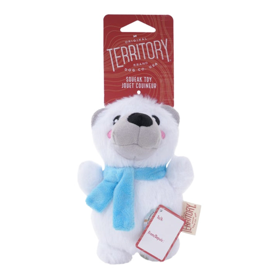 Territory Holiday Polar Bear Dog Plush