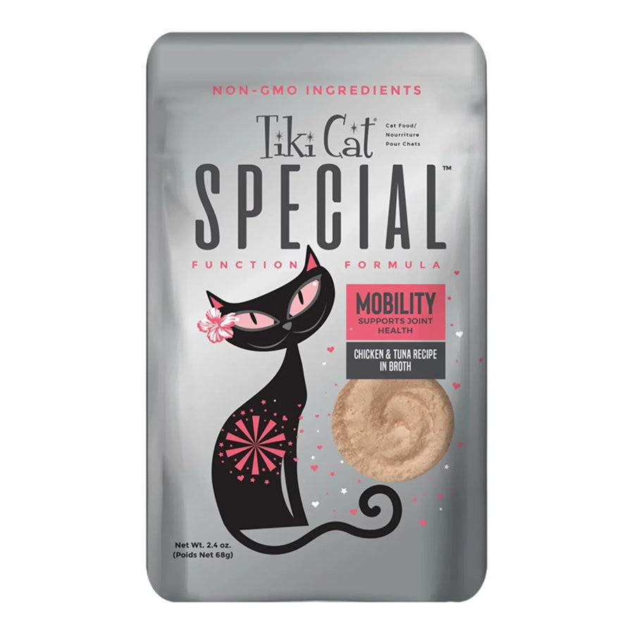 Tiki Cat Special Mousse Mobility Wet Cat Food Pouch 2.4oz