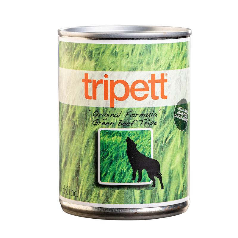 PetKind Tripett Wet Dog Food Green Beef Tripe 12oz