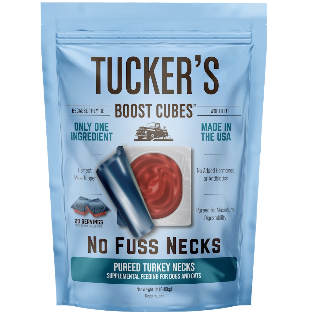 Tucker's Raw/Frozen Turkey Neck Boost Cube 1lb
