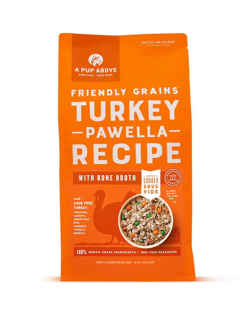 A Pup Above Turkey Pawella Gently Cooked Dog Food 3lb