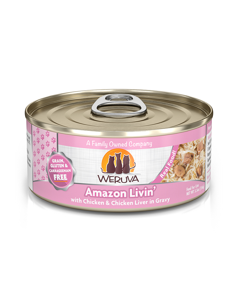 Weruva Amazon Livin' Wet Cat Food 5.5oz