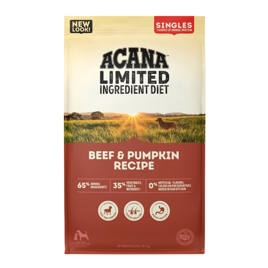Acana Singles - Beef & Pumpkin Dry Dog Food