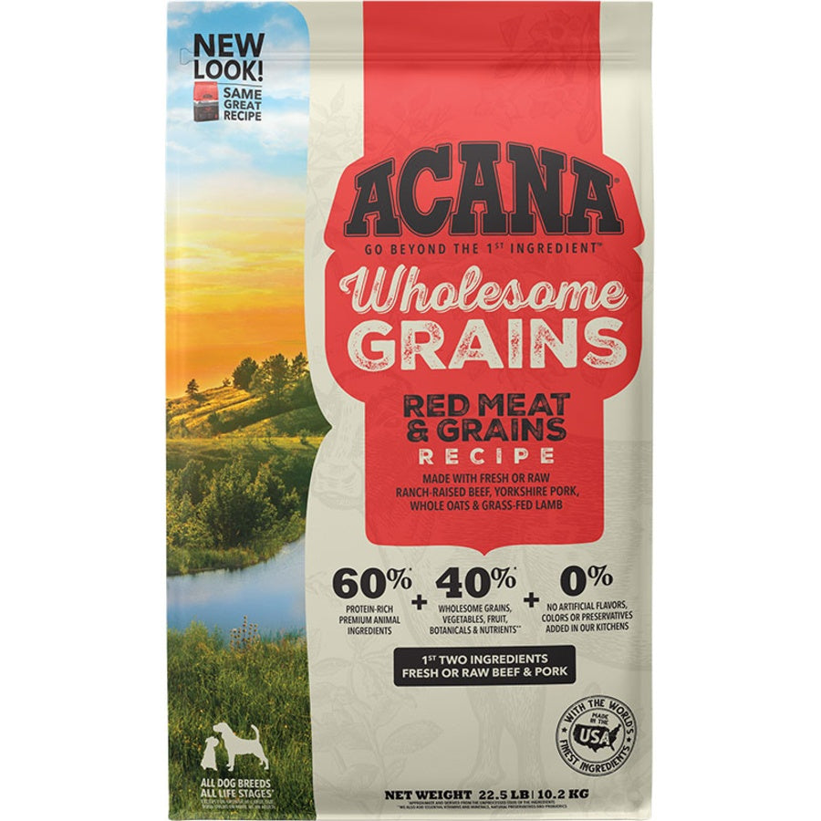 Acana Wholesome Grains Red Meat Dry Dog Food