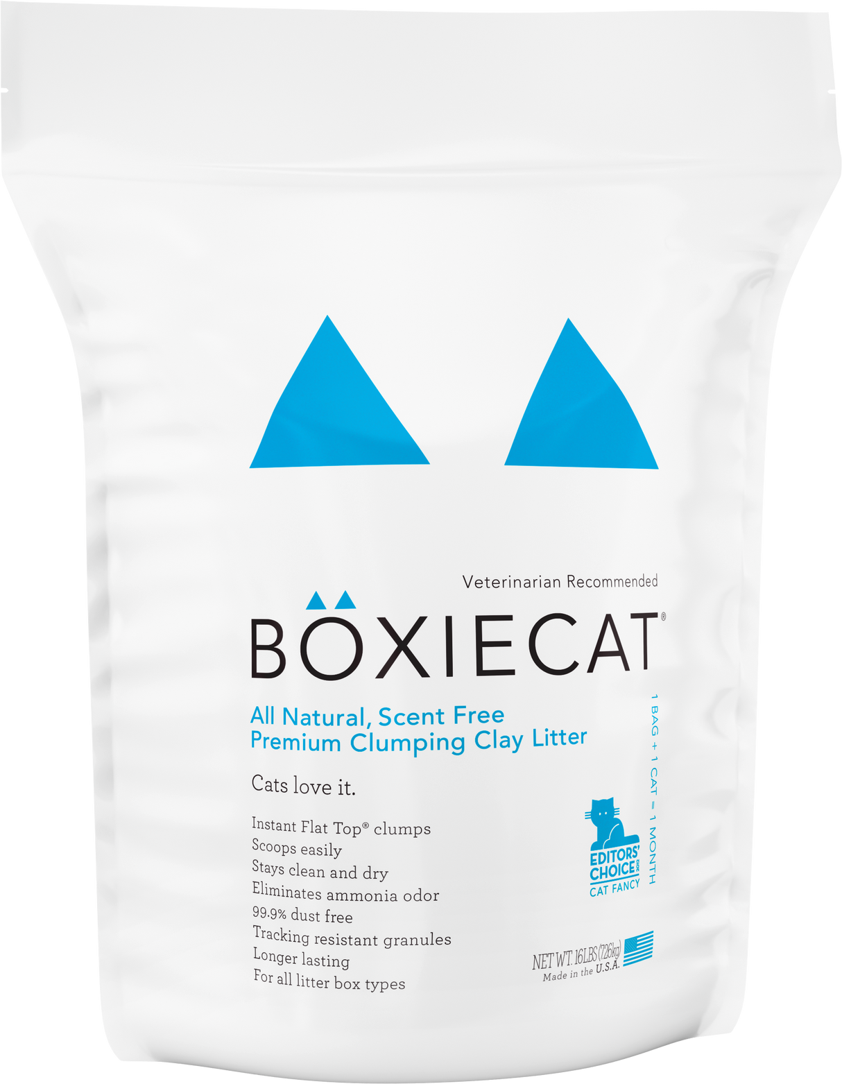 Boxiecat Scent Free Premium Cat Litter 16lb
