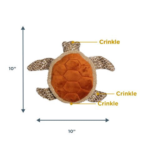 Tall Tails Sea Turtle Animated Dog Toy
