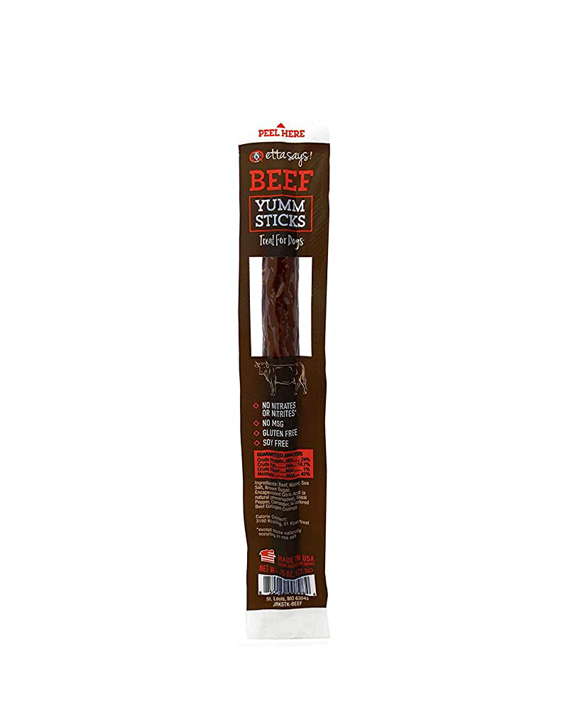 Etta Says Beef Yumm Stick Jerky Dog Treat .75oz