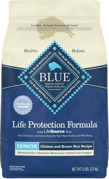 Blue Buffalo Life Protection Senior Chicken & Brown Rice Recipe Adult Dry Dog Food