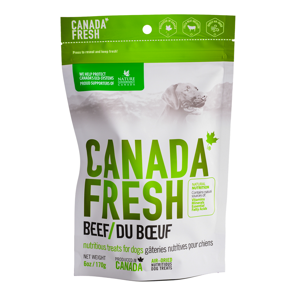 Canada Fresh Air-Dried Beef Treats 6oz