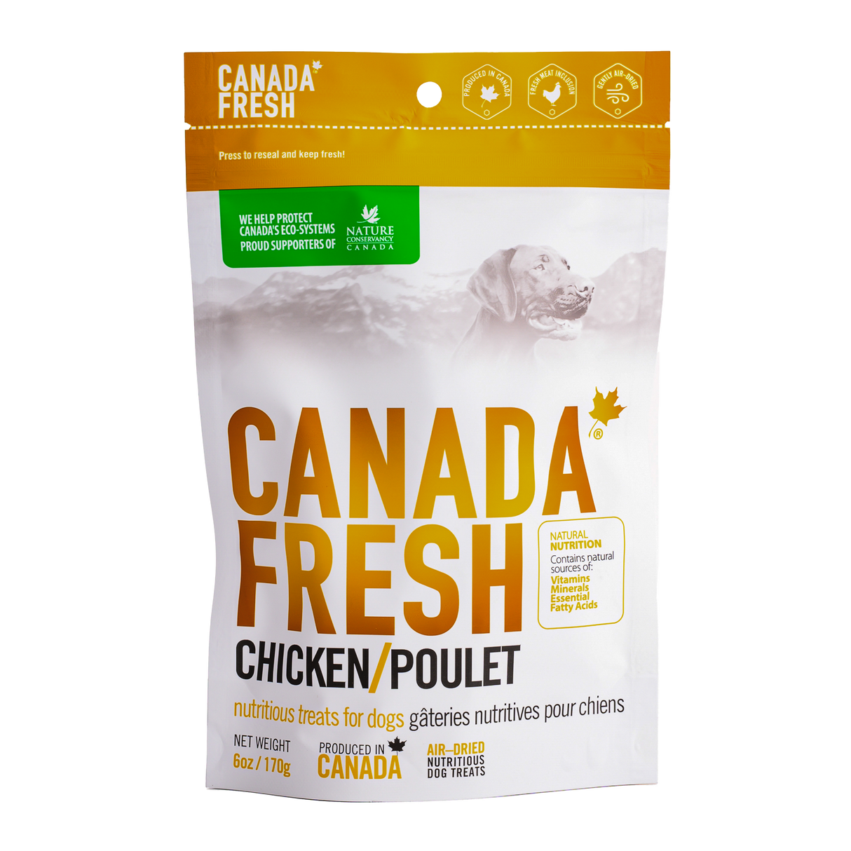 Canada Fresh Air-Dried Chicken Treats 6oz