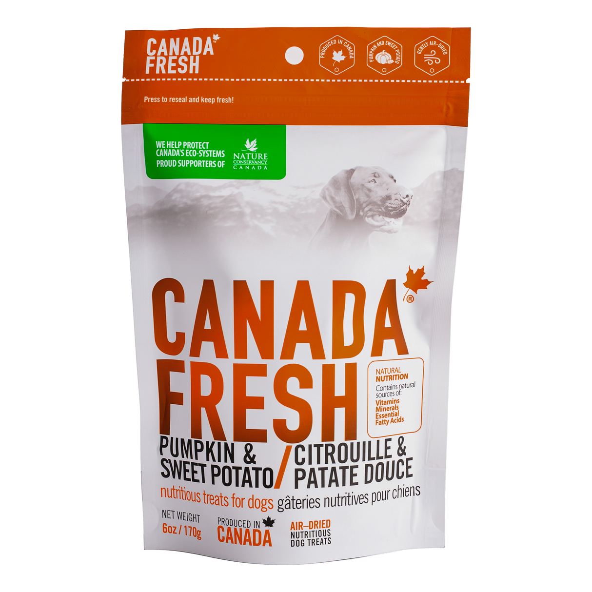 Canada Fresh Air Dried Pumpkin Treats 6oz
