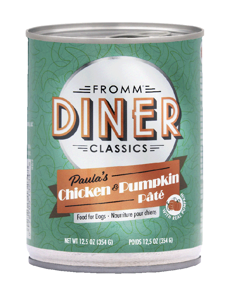 Fromm Diner Classics - Paula's Chicken & Pumpkin Pate Wet Dog Food 12.5oz