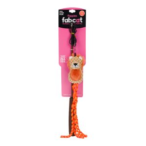 FabCat Lion Teaser Cat Toy
