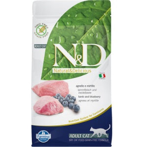 Farmina N&D Prime Lamb & Blueberry Adult Dry Cat Food