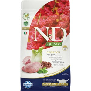 Farmina N&D Quinoa Digestion Lamb Adult Dry Cat Food