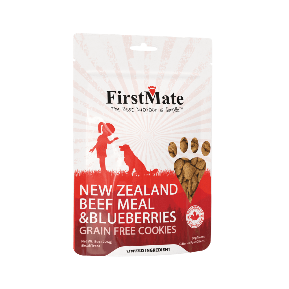 FirstMate New Zealand Beef & Blueberries Treats 8oz