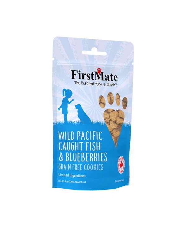 FirstMate Wild Pacific Caught Fish & Blueberries Treats 8oz