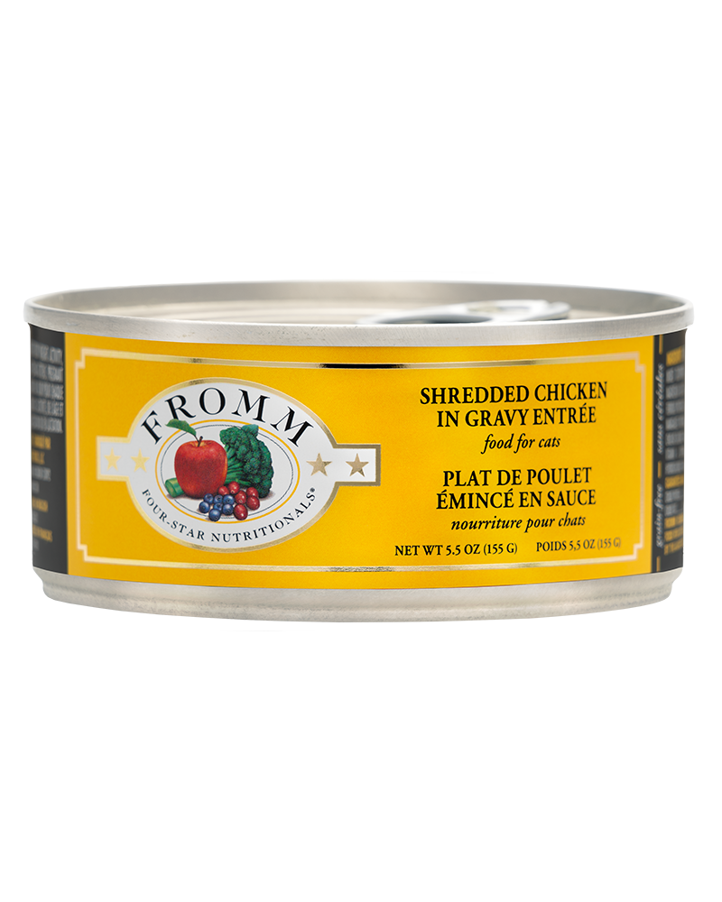 Fromm Shredded Chicken in Gravy Wet Cat Food 5.5oz