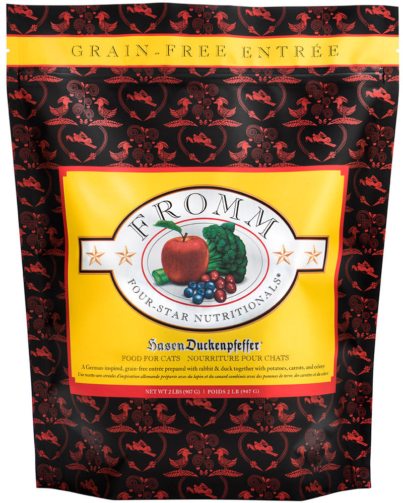Fromm Grain-Free Hasen Duckenpfeffer Dry Cat Food 4lb