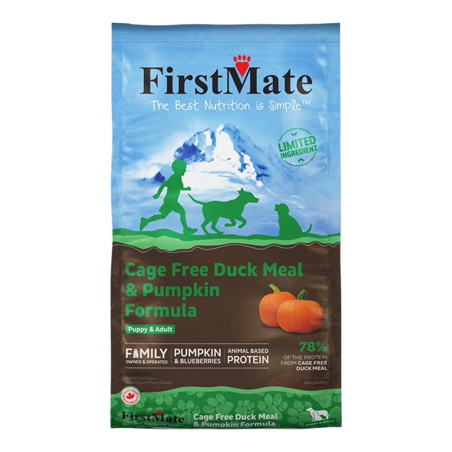 FirstMate LID Cage Free Duck Meal & Pumpkin