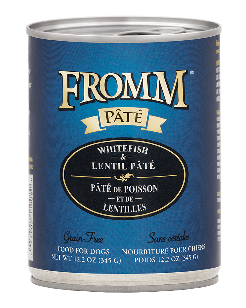 Fromm Gold Whitefish & Lentil Pate Wet Dog Food 12.2oz
