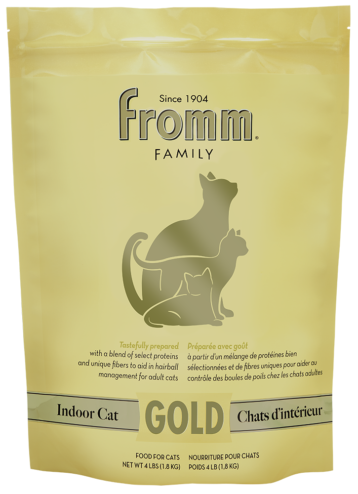 Fromm Gold Indoor Cat Hairball Dry Kibble 10lb