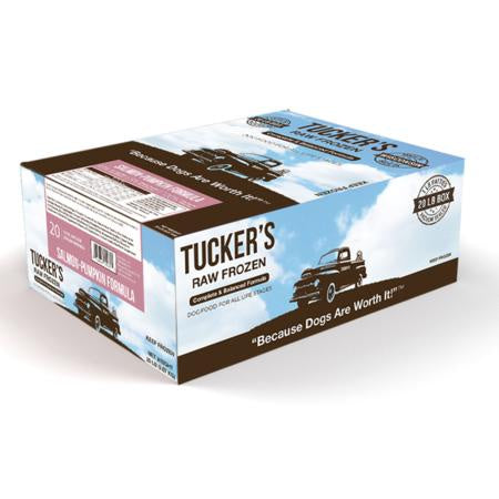 Tucker’s Raw/Frozen Salmon & Pumpkin Dog Patties 20lb