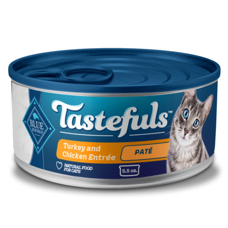 Blue Buffalo Tastefuls Wet Cat Food Paté Chicken and Turkey Entrée - 5.5oz