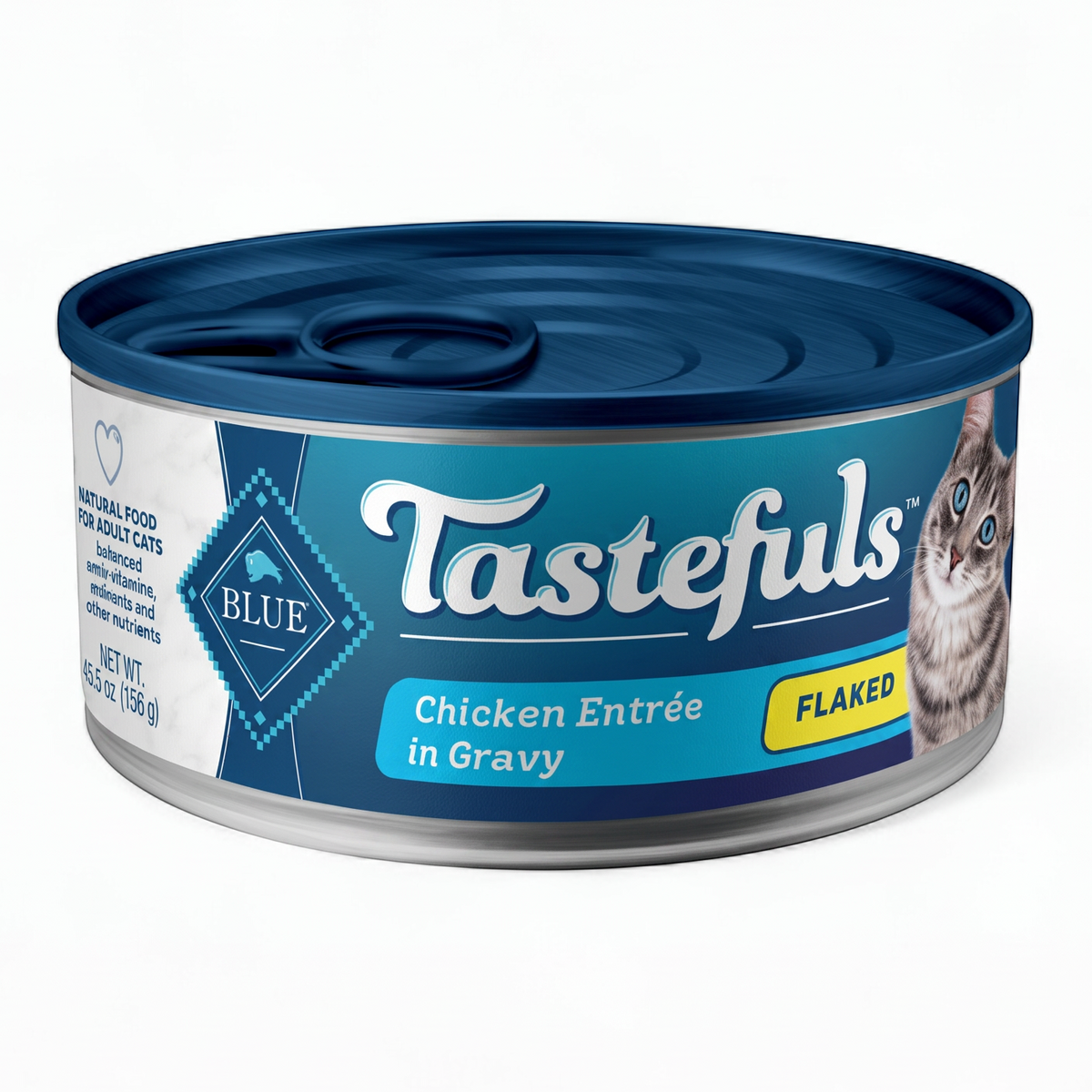 Blue Buffalo Tastefuls Chicken Flaked Wet Cat Food for Adult Cats - 5.5oz